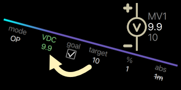 Set your target values